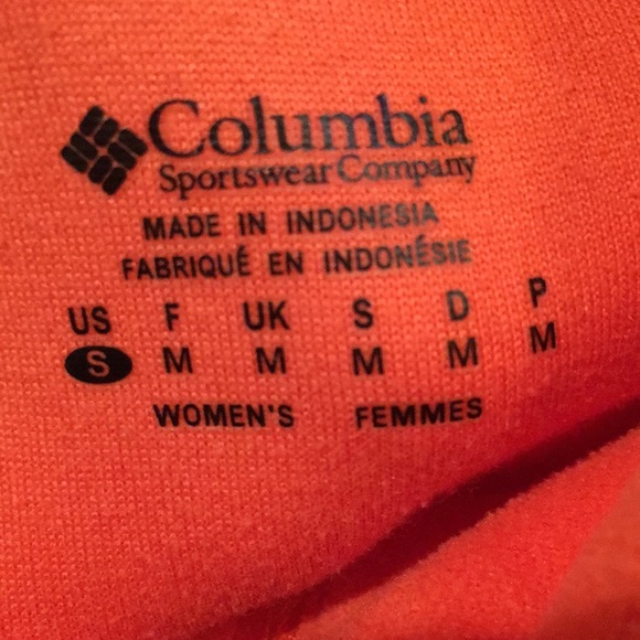 Orange Columbia fleece - Picture 3 of 3